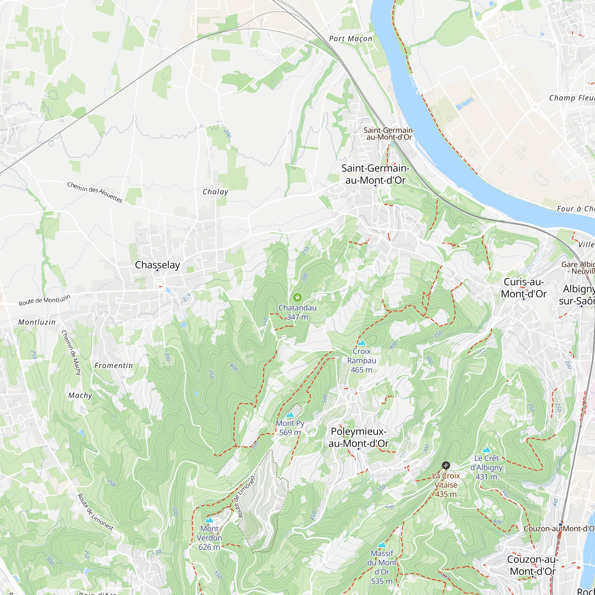 Chatandau map