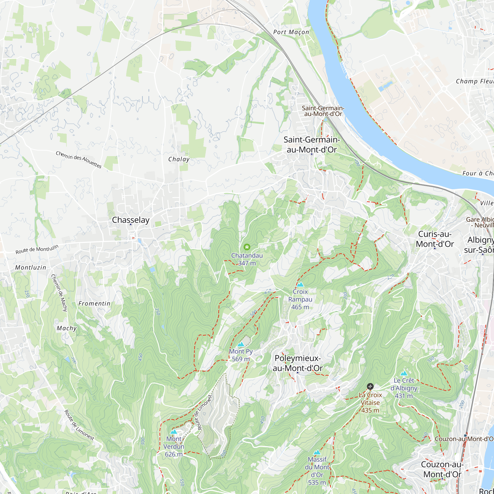 Chatandau map