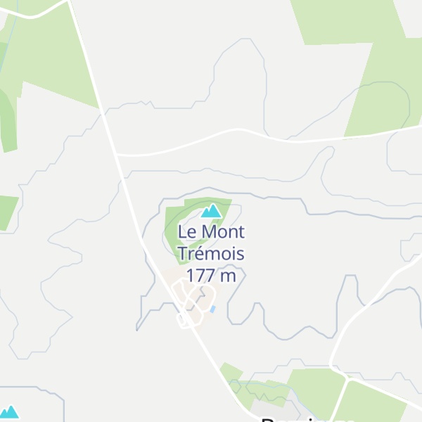 Map of Le Mont Trémois