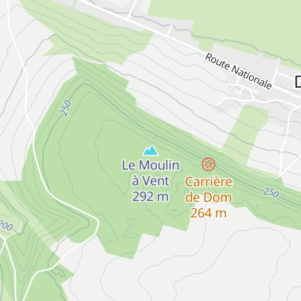 Map of Le Moulin à Vent