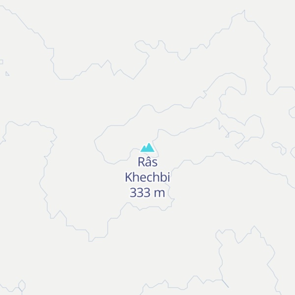 Map of Râs Khechbi
