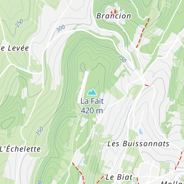 Map of La Fait