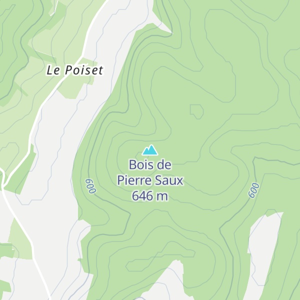 Map of Bois de Pierre Saux