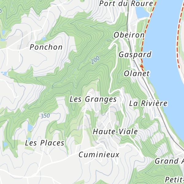 Map of Gîte Ozon07