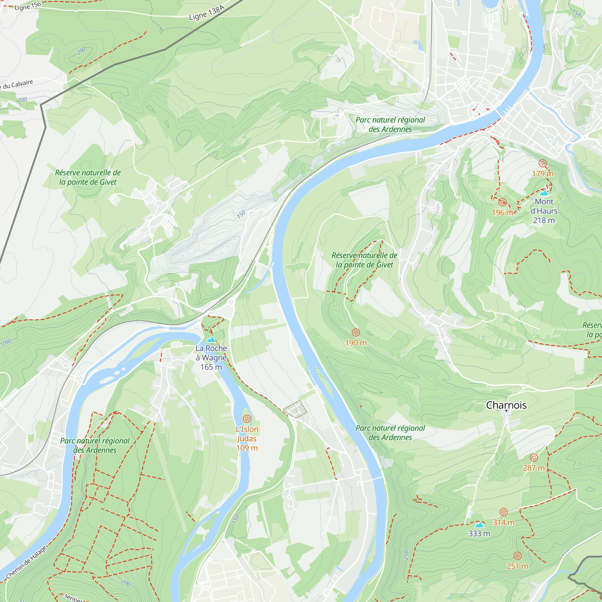 Gîte du Domaine de l'Aviette map