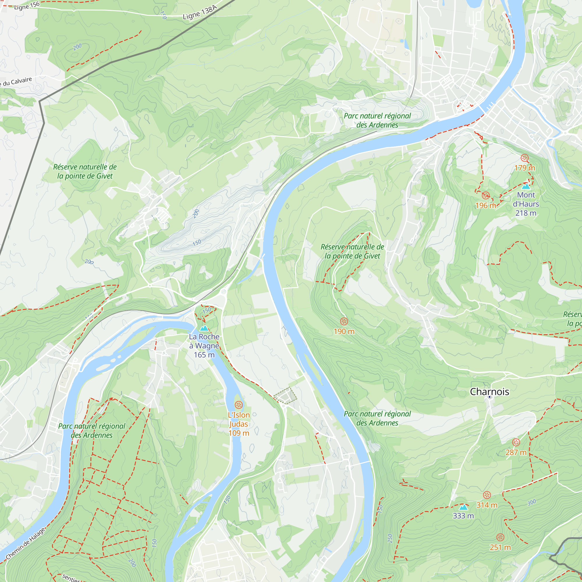 Gîte du Domaine de l'Aviette map
