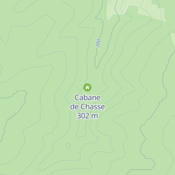 Map of Cabane de Chasse