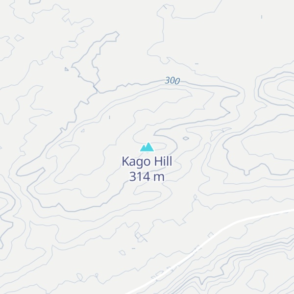 Map of Kago Hill