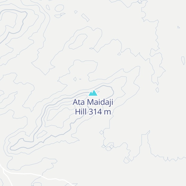 Map of Ata Maidaji Hill