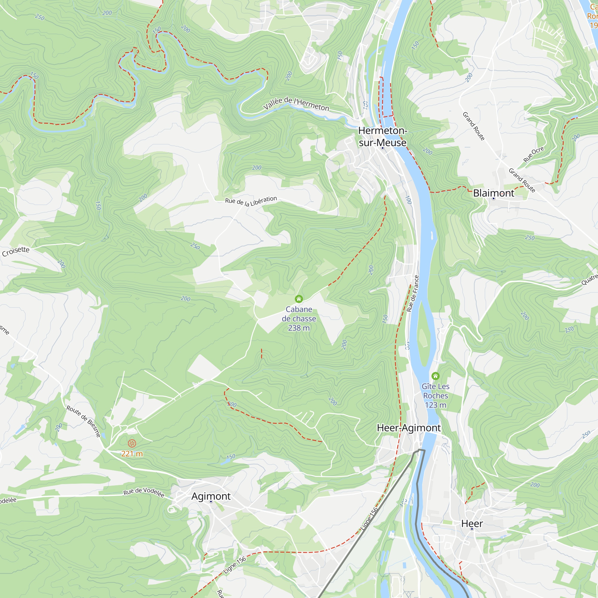 Cabane de chasse map