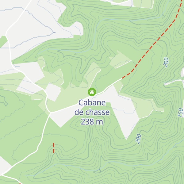Map of Cabane de chasse