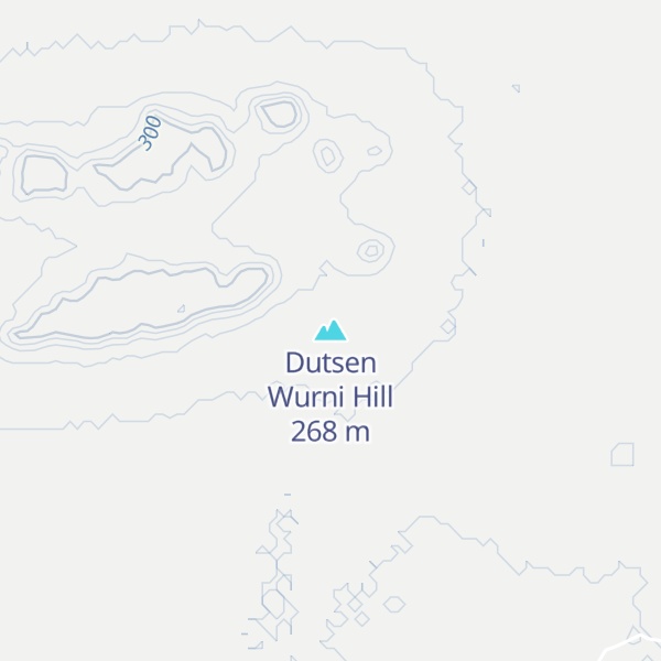 Map of Dutsen Wurni Hill