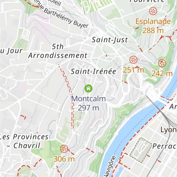 Map of Montcalm