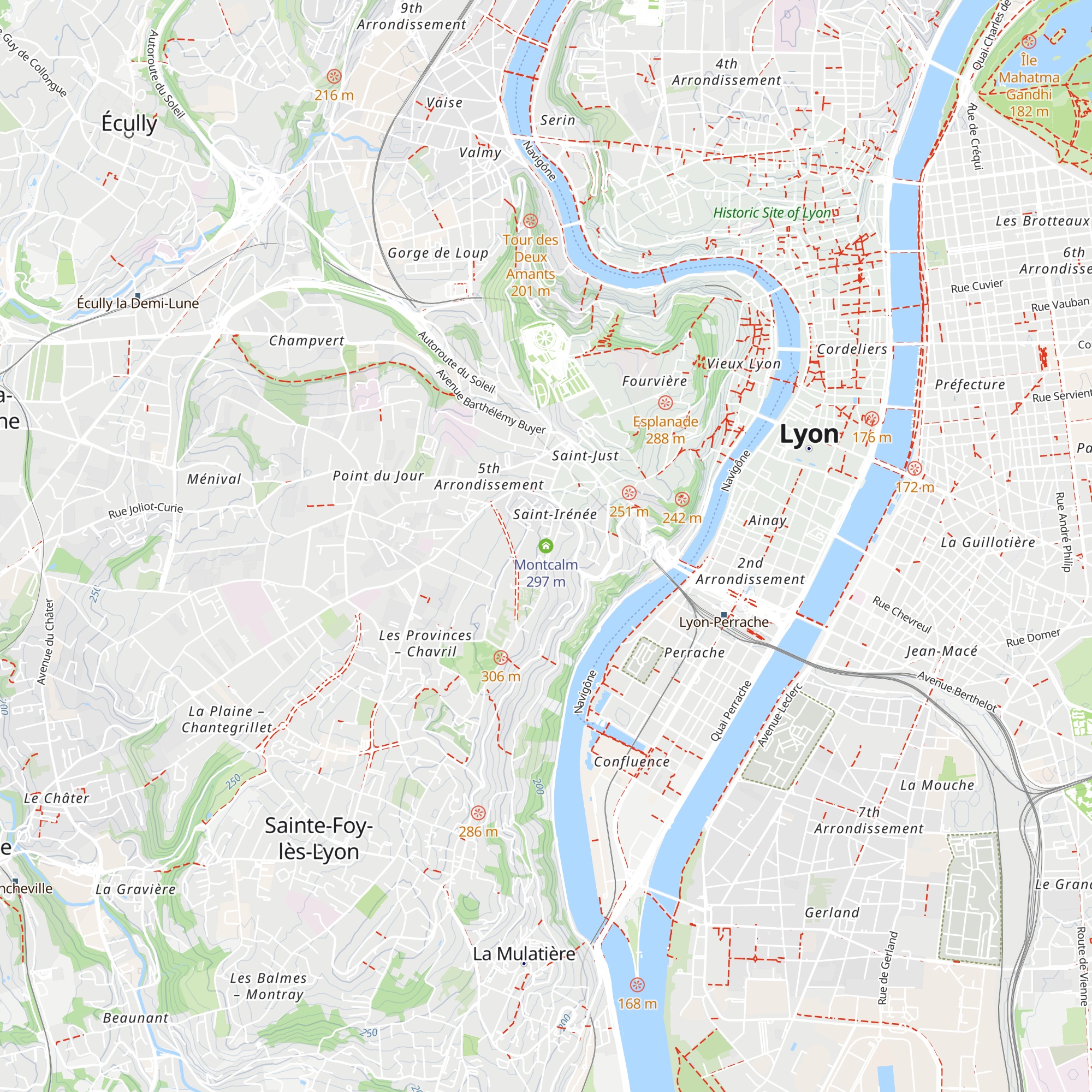 Montcalm map
