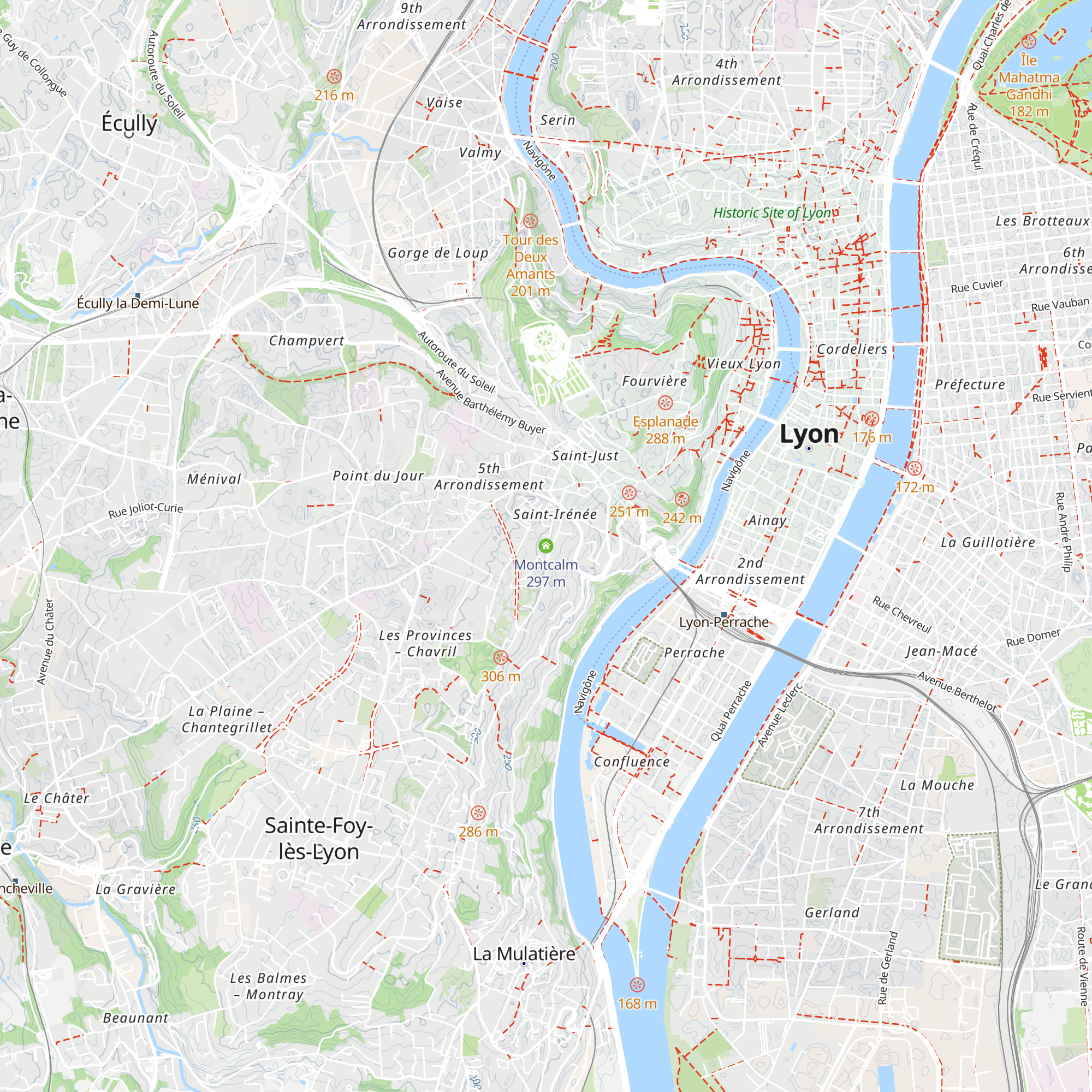 Montcalm map