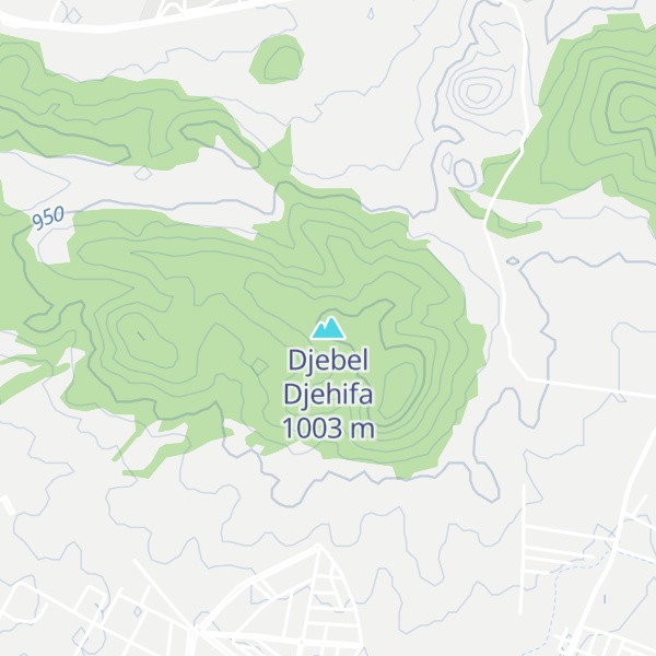 Map of Djebel Djehifa