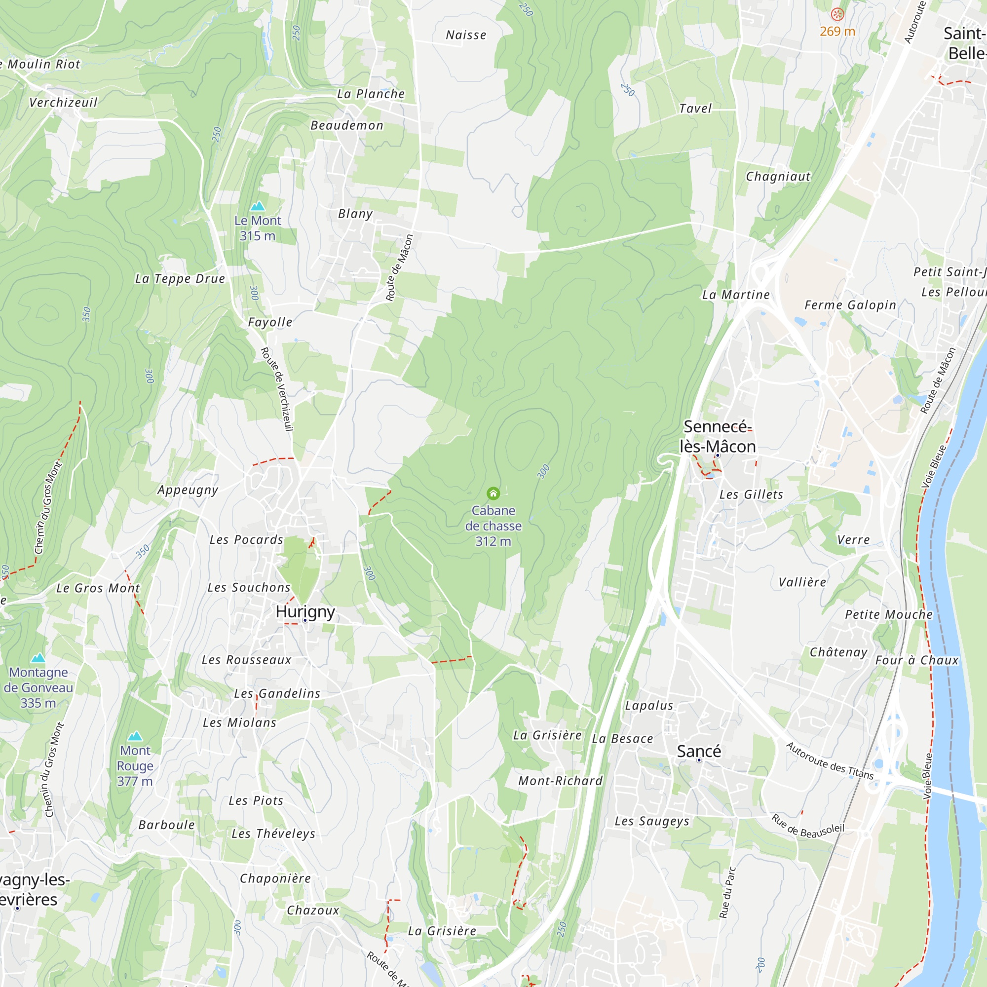 Cabane de chasse map