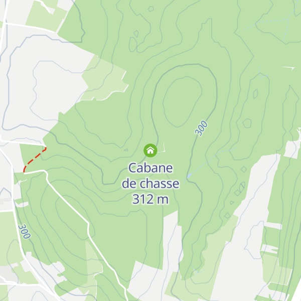 Map of Cabane de chasse