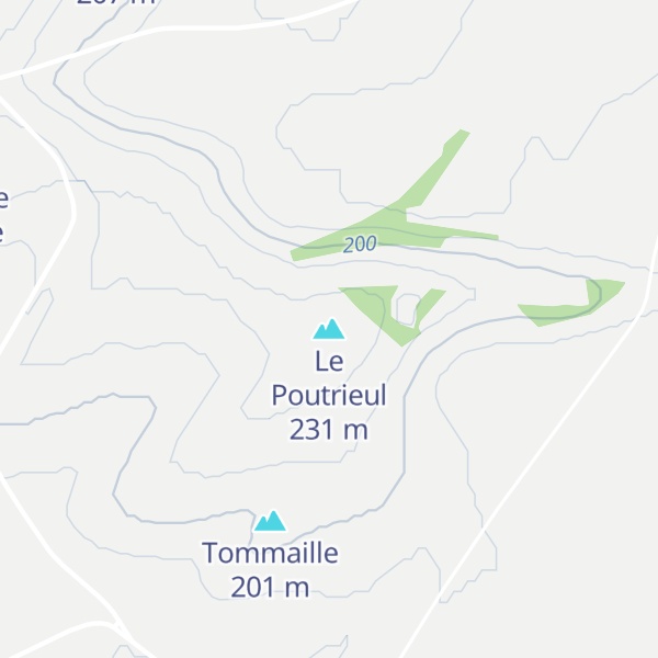 Map of Le Poutrieul