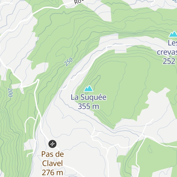 Map of La Suquée