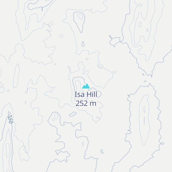 Map of Isa Hill