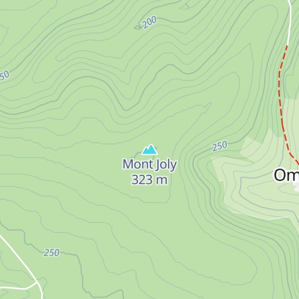 Map of Mont Joly