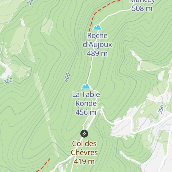 Map of La Table Ronde