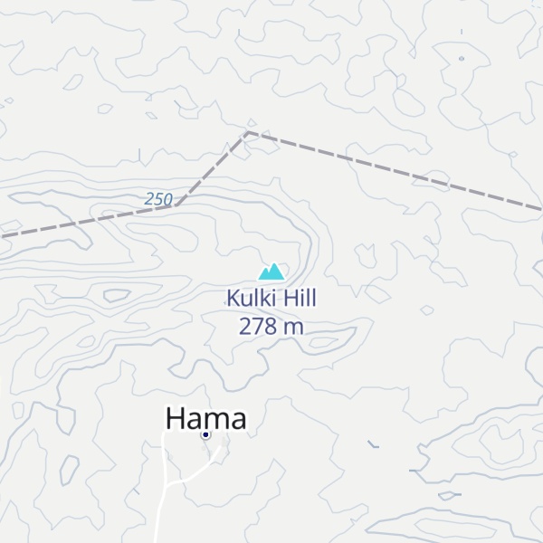 Map of Kulki Hill