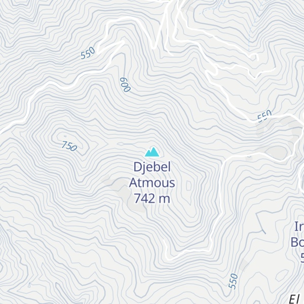 Map of Djebel Atmous