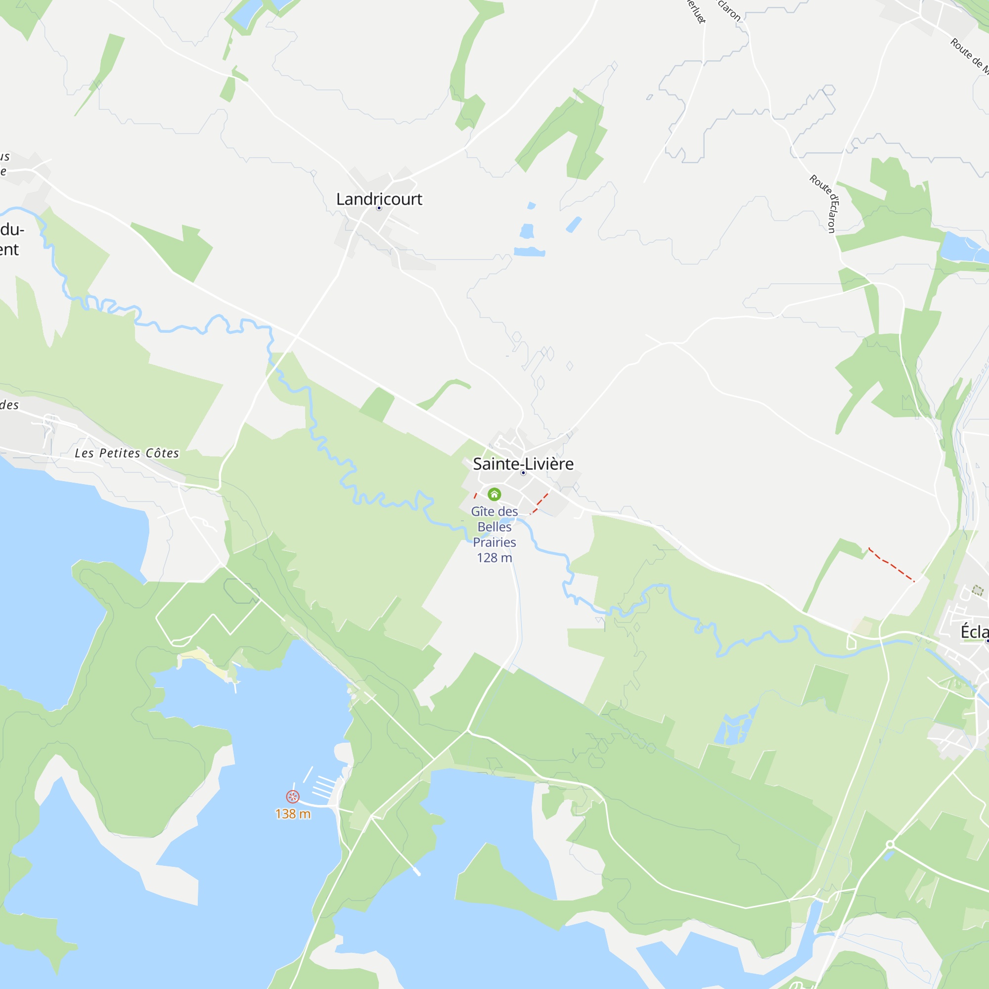 Gîte des Belles Prairies map