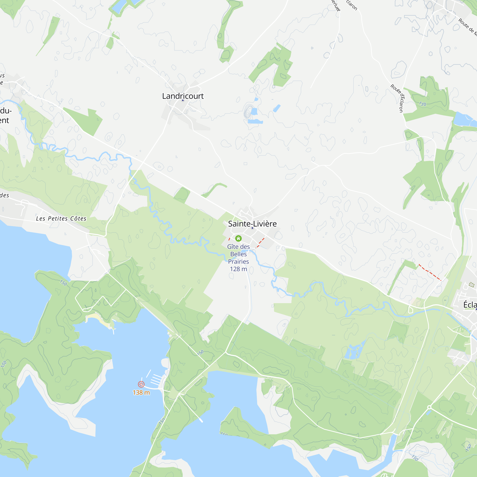 Gîte des Belles Prairies map