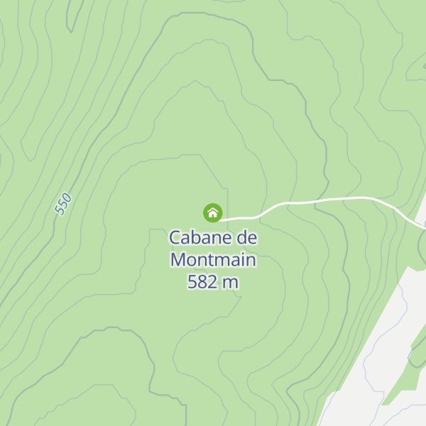 Map of Cabane de Montmain