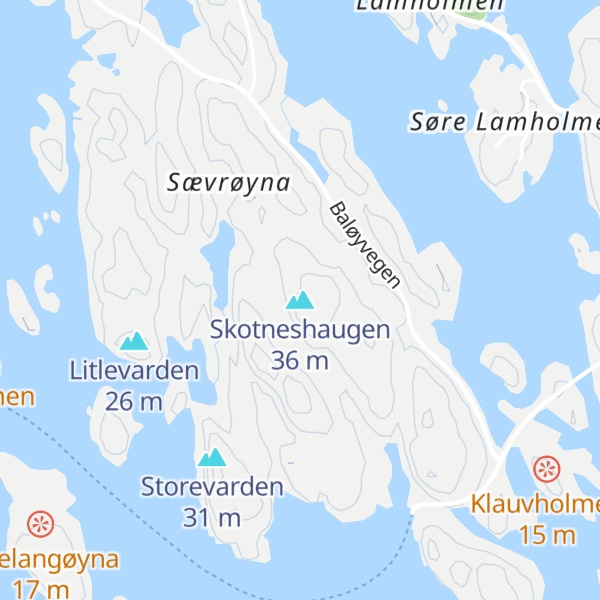 Map of Skotneshaugen