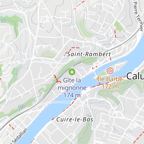 Map of Gîte la mignonne