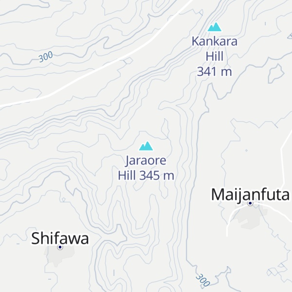 Map of Jaraore Hill