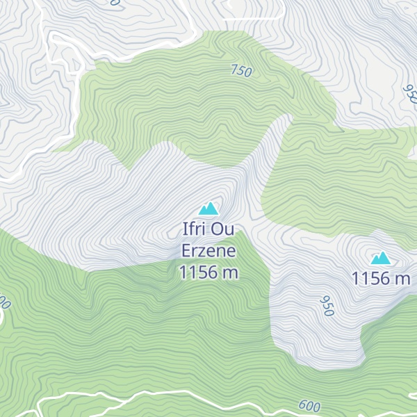 Map of Ifri Ou Erzene