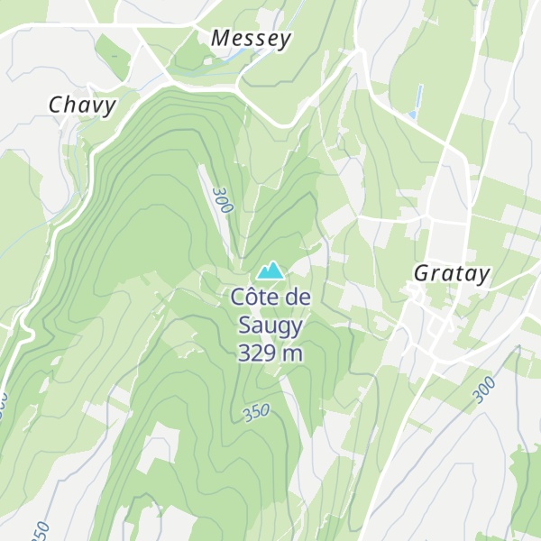 Map of Côte de Saugy