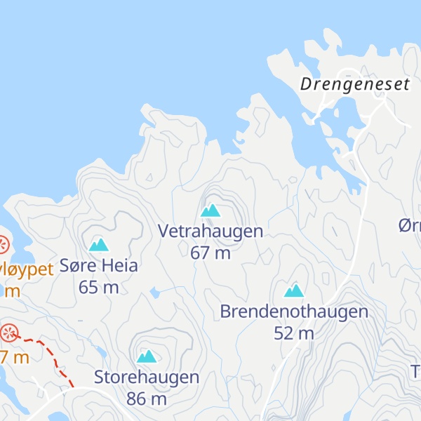 Map of Vetrahaugen