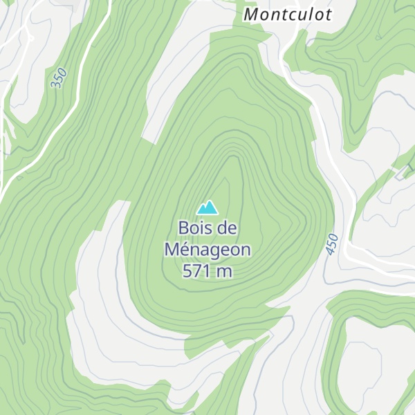 Map of Bois de Ménageon