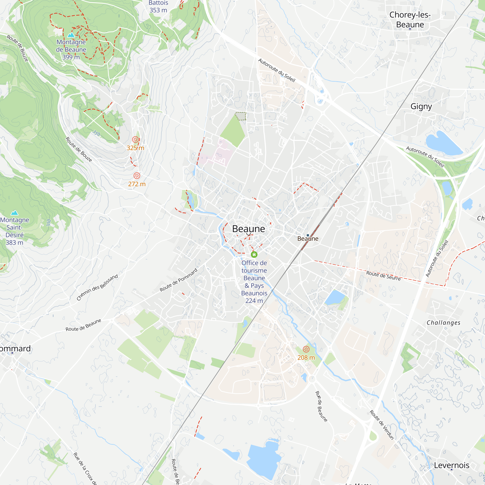 Office de Tourisme - Hospices map