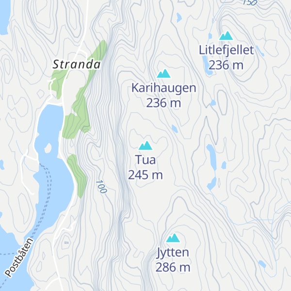 Map of Tua