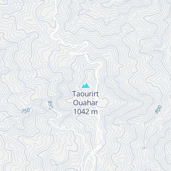 Map of Taourirt Ouahar
