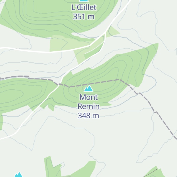 Map of Mont Remin