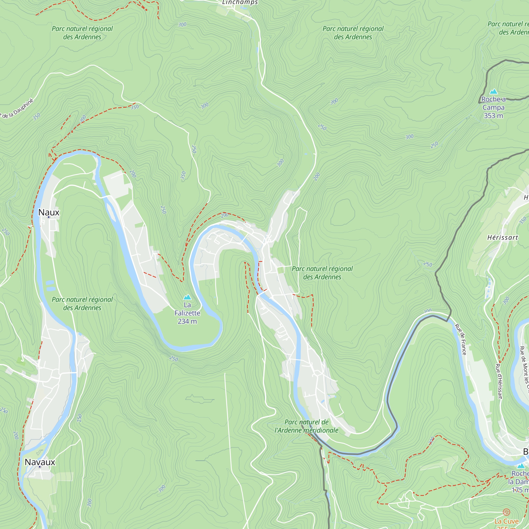 Gîte Lallouette map