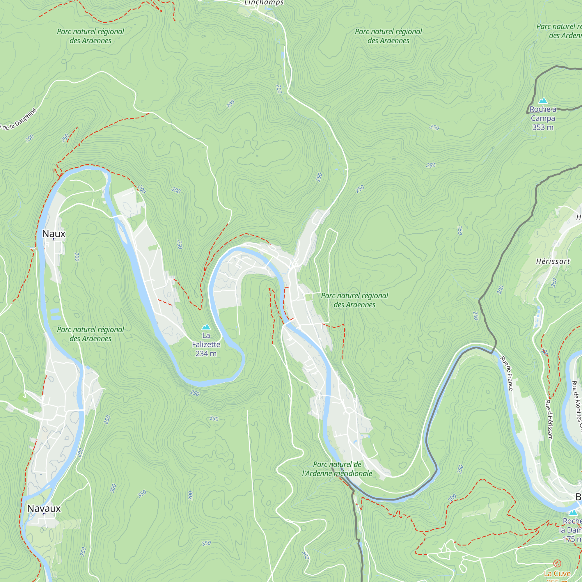 Gîte Lallouette map