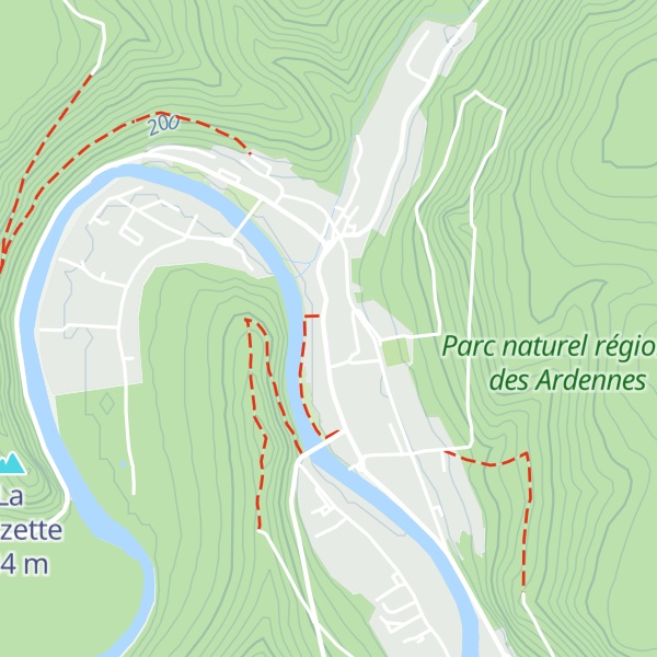 Map of Gîte Lallouette