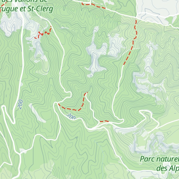 Map of Rocher des Deux Trous