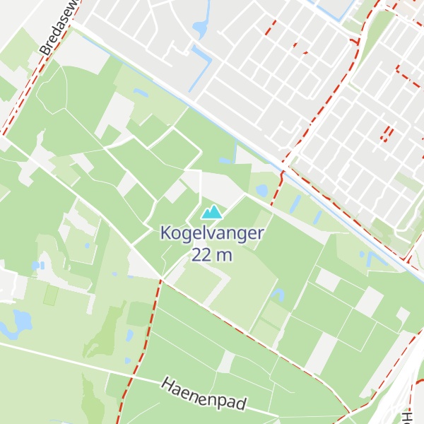 Map of Kogelvanger