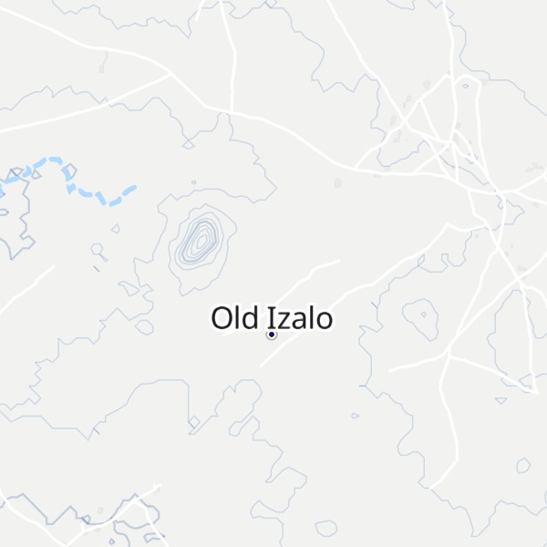 Map of Izalo Hill
