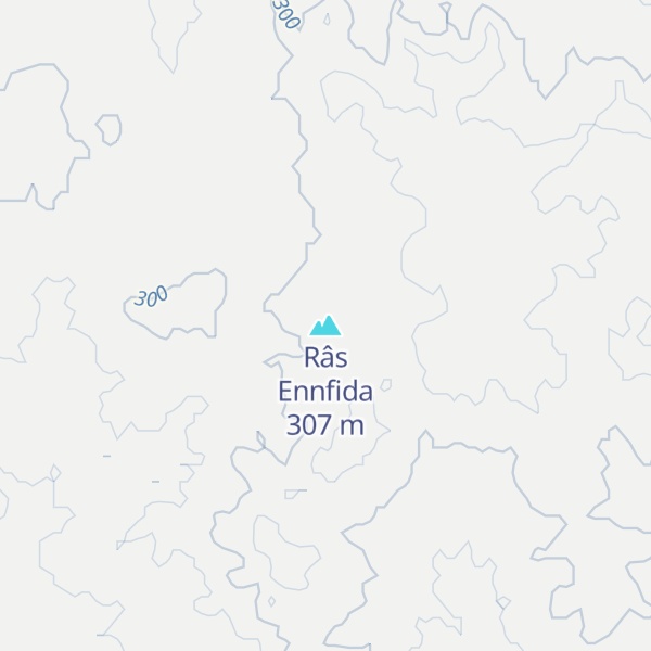 Map of Râs Ennfida